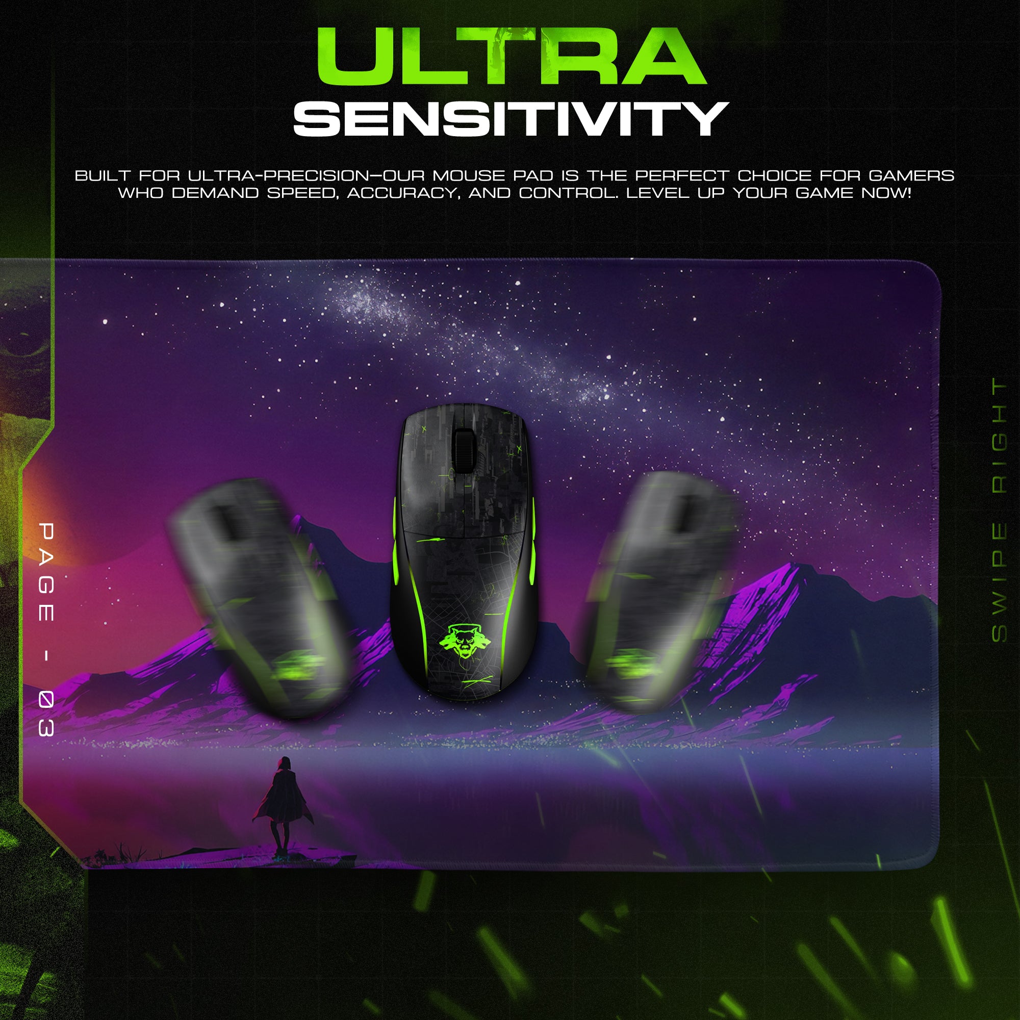 Space Cosmic Dreamscape Mouse Pad – Galaxy Desk Mat