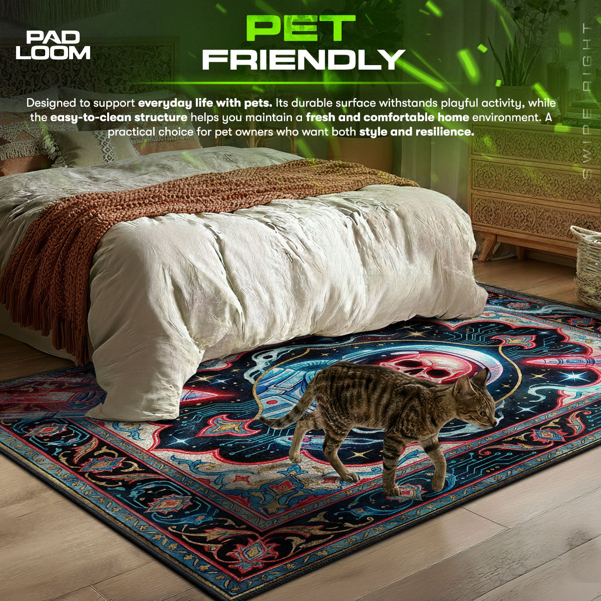 Kook Scooby themed area rug for Space fans