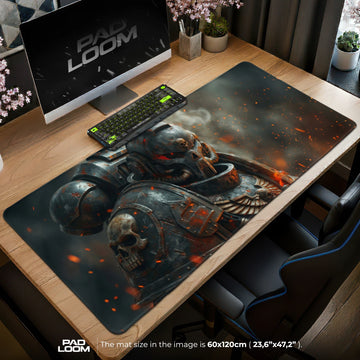 Space Marine Ashfall Mouse Pad – gaming desk mat by Padloom