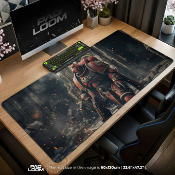Space Marine Crimson Watch Mouse Pad - Warhammer Mat