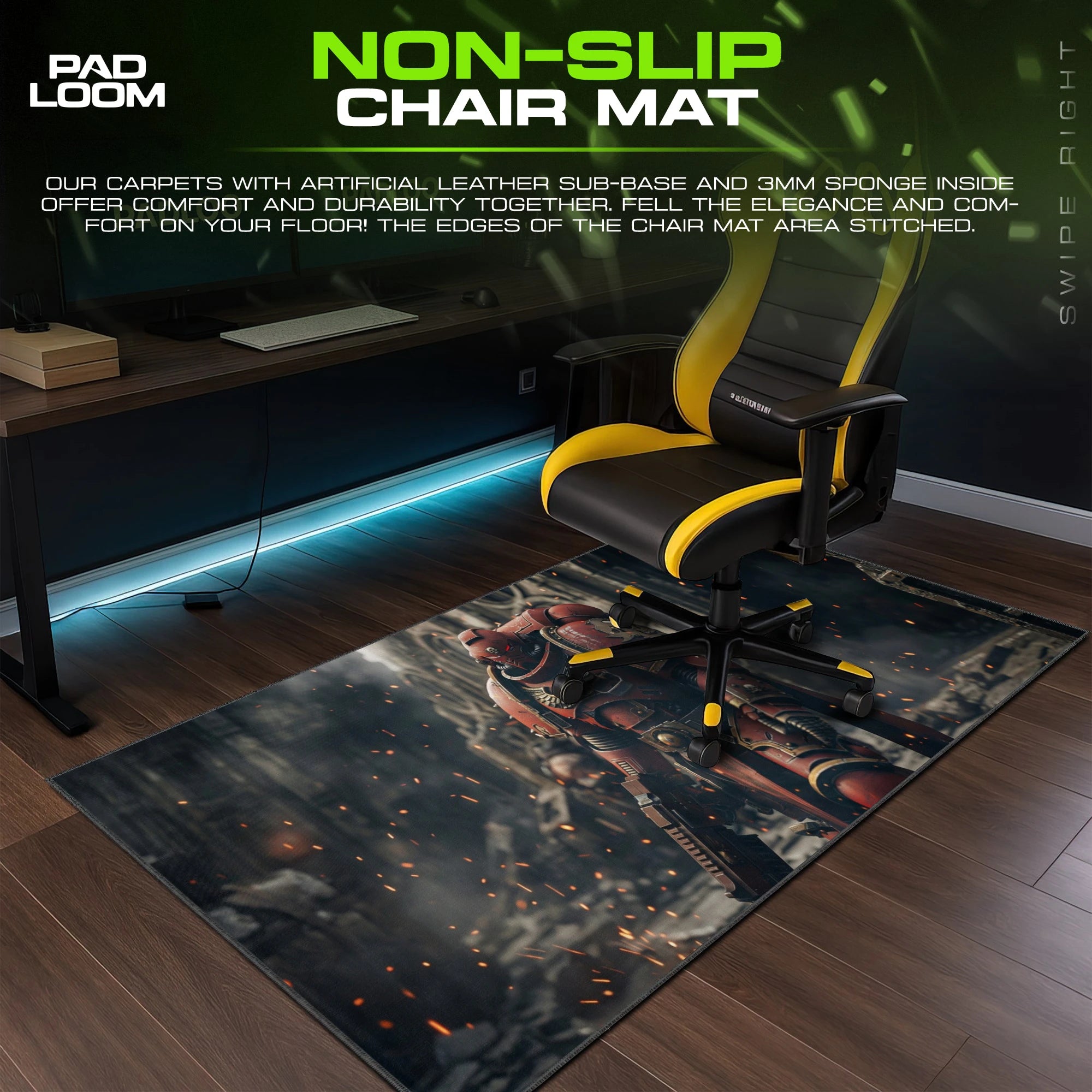 Space Marine Crimson Watch Mouse Pad - Warhammer Mat