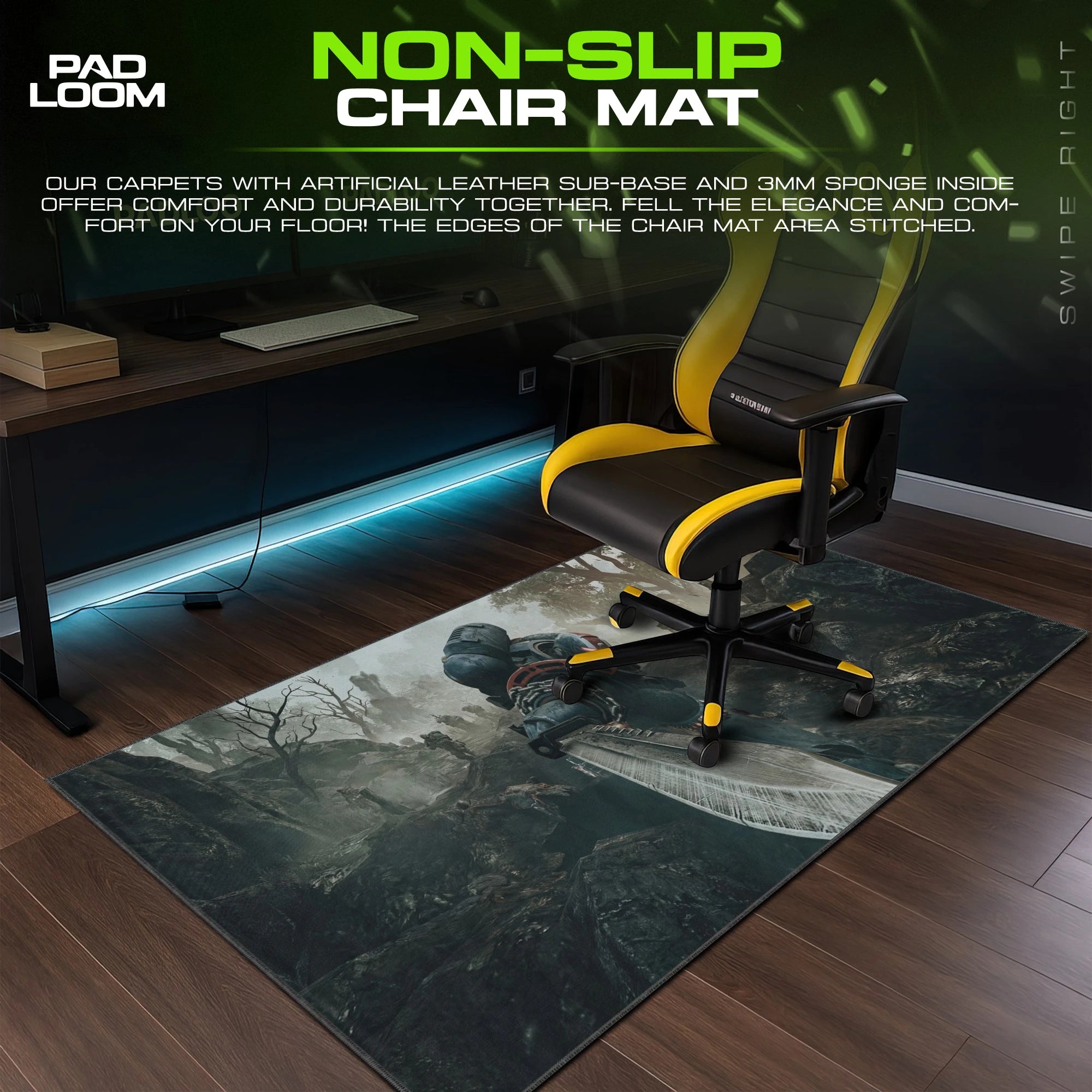 Space Marine Jungle Purge Mouse Pad - Warhammer Mat