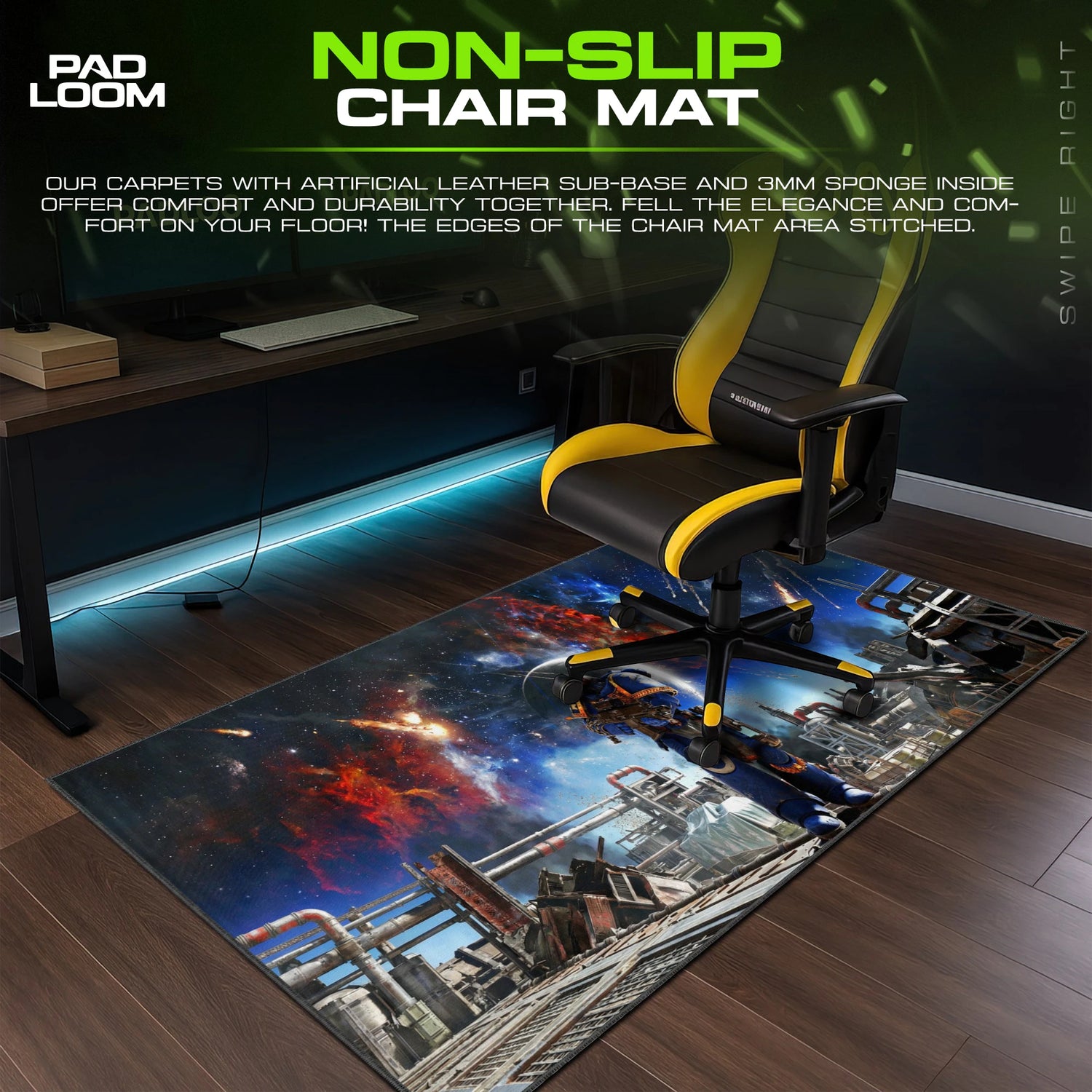 Space Marine Nebula Watch Mouse Pad - Warhammer Mat