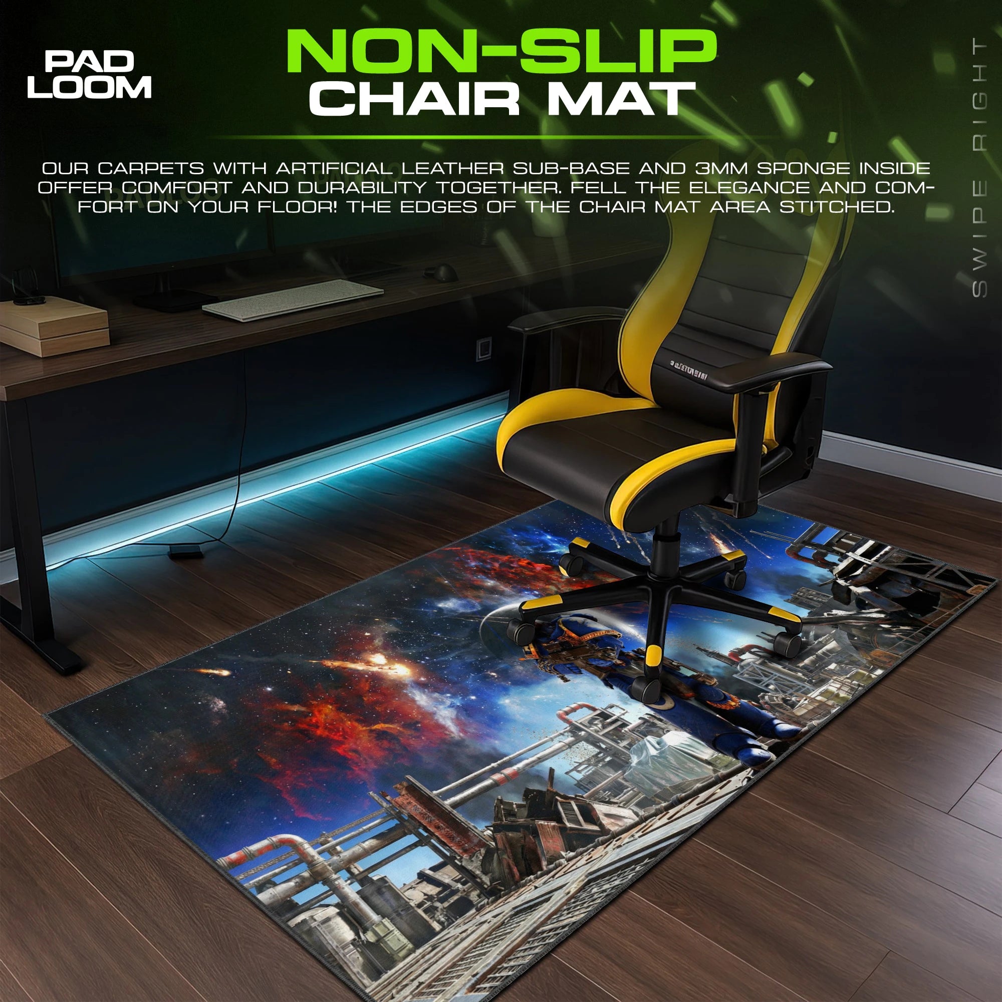 Space Marine Nebula Watch Mouse Pad - Warhammer Mat