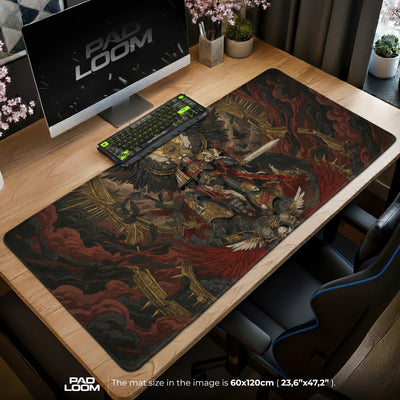 Space Marine Sanguine Halo Mouse Pad - Warhammer Mat
