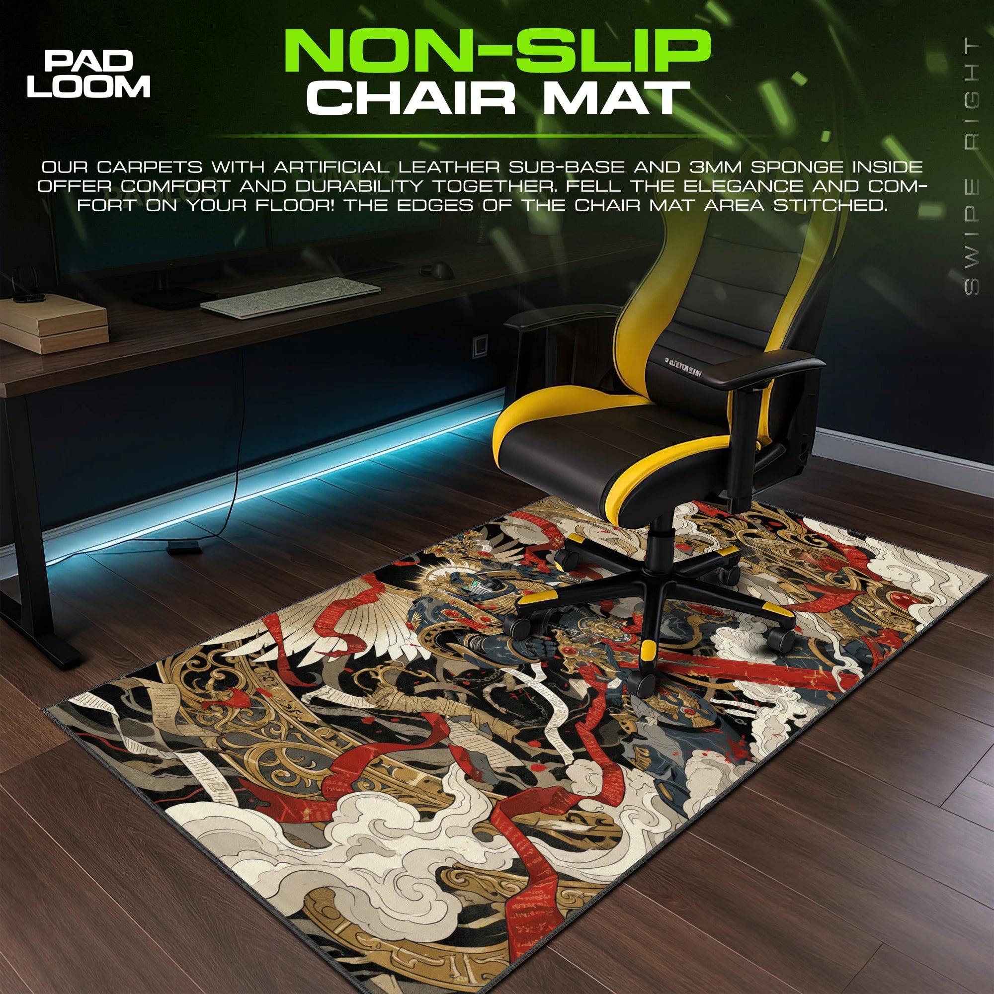 Space Marine Scroll Saint Mouse Pad - Warhammer Mat