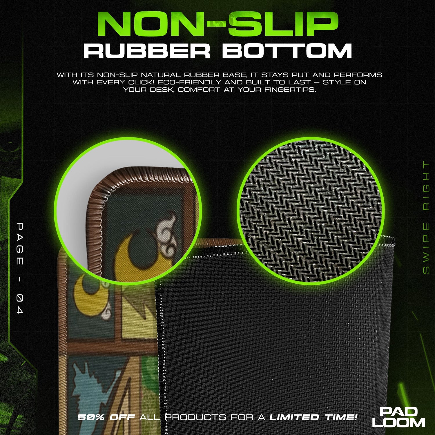 Spice and Wolf Mouse Pad - Medieval Map Anime Desk Mat Padloom