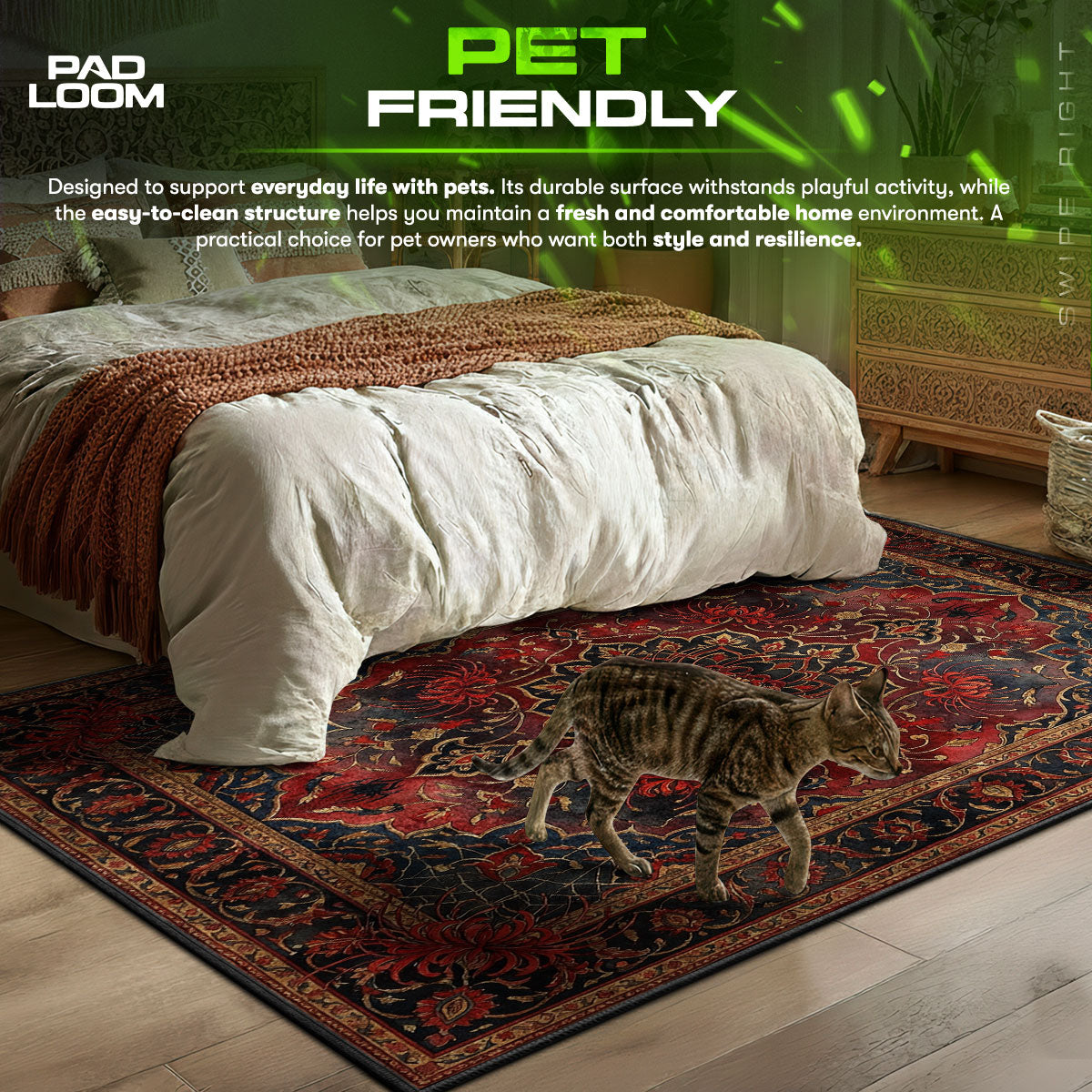 Spider Lily Gothic Rug - Tokyo Ghoul Chair Mat