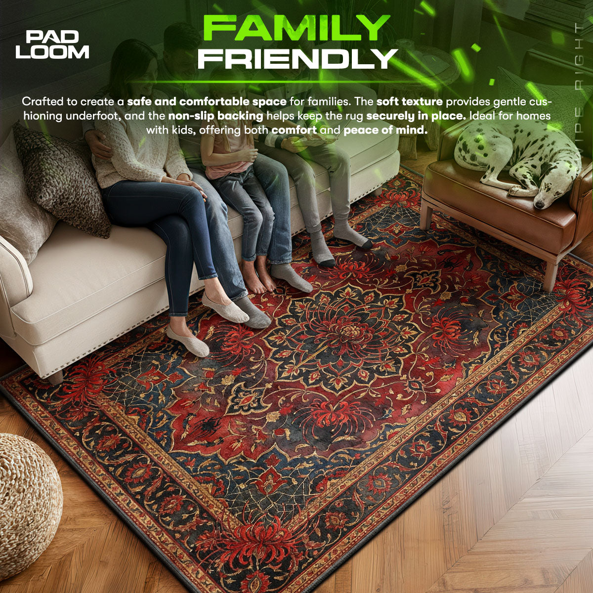 Spider Lily Gothic Rug - Tokyo Ghoul Chair Mat