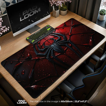 Spider-Man Crimson Web Mouse Pad - Marvel Desk Mat