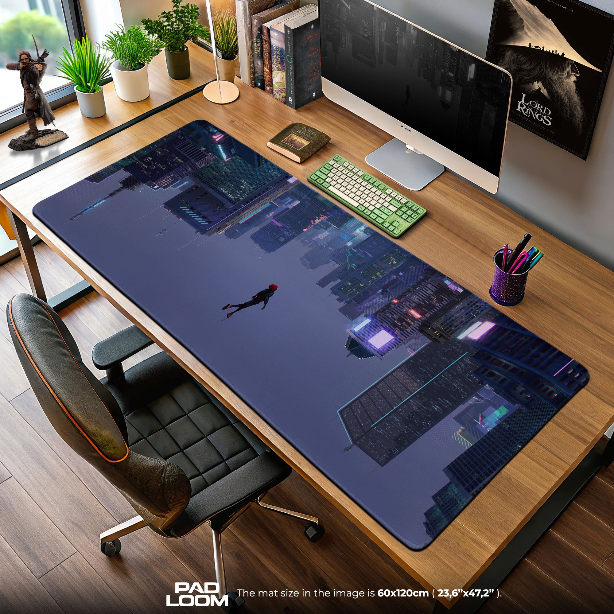Spider-Man Into the Spider-Verse Mouse Pad, Marvel Gaming Desk Mat