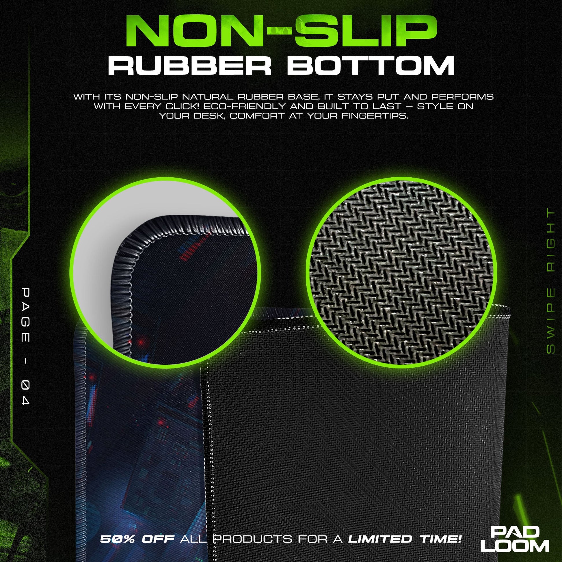 Spider-Verse Leap Mouse Pad - City Skyfall Gaming Desk Mat Padloom