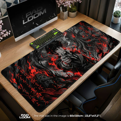 Spike Ash and Ember Mouse Pad - Cowboy Bebop Desk Mat