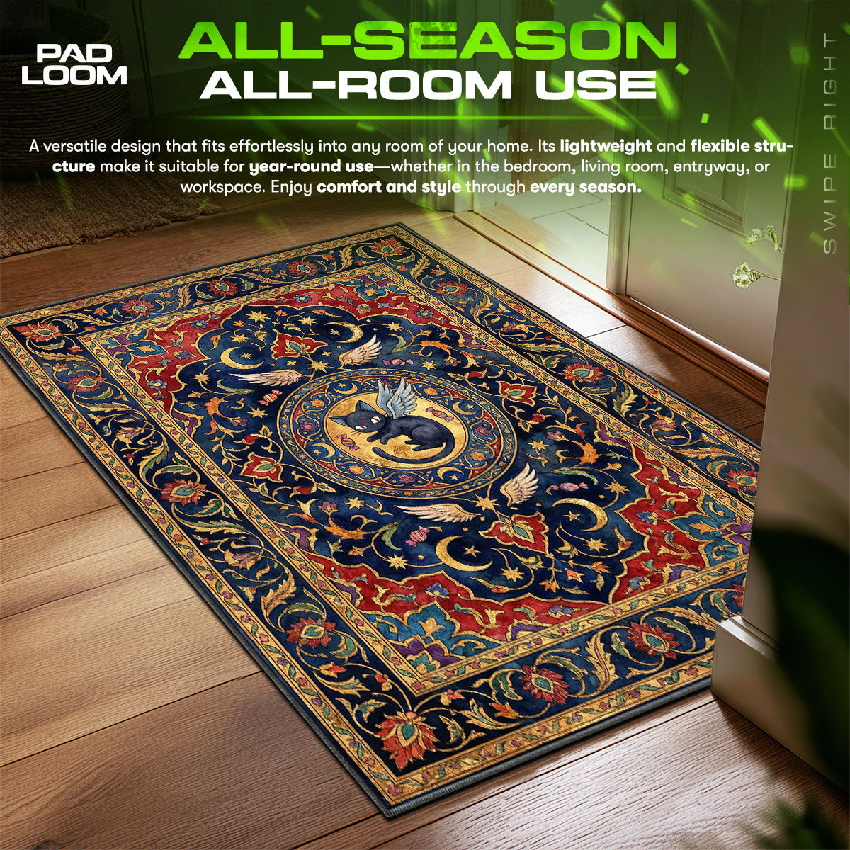 Spinel Sun Cardcaptor Sakura Chair fan rug — premium quality print