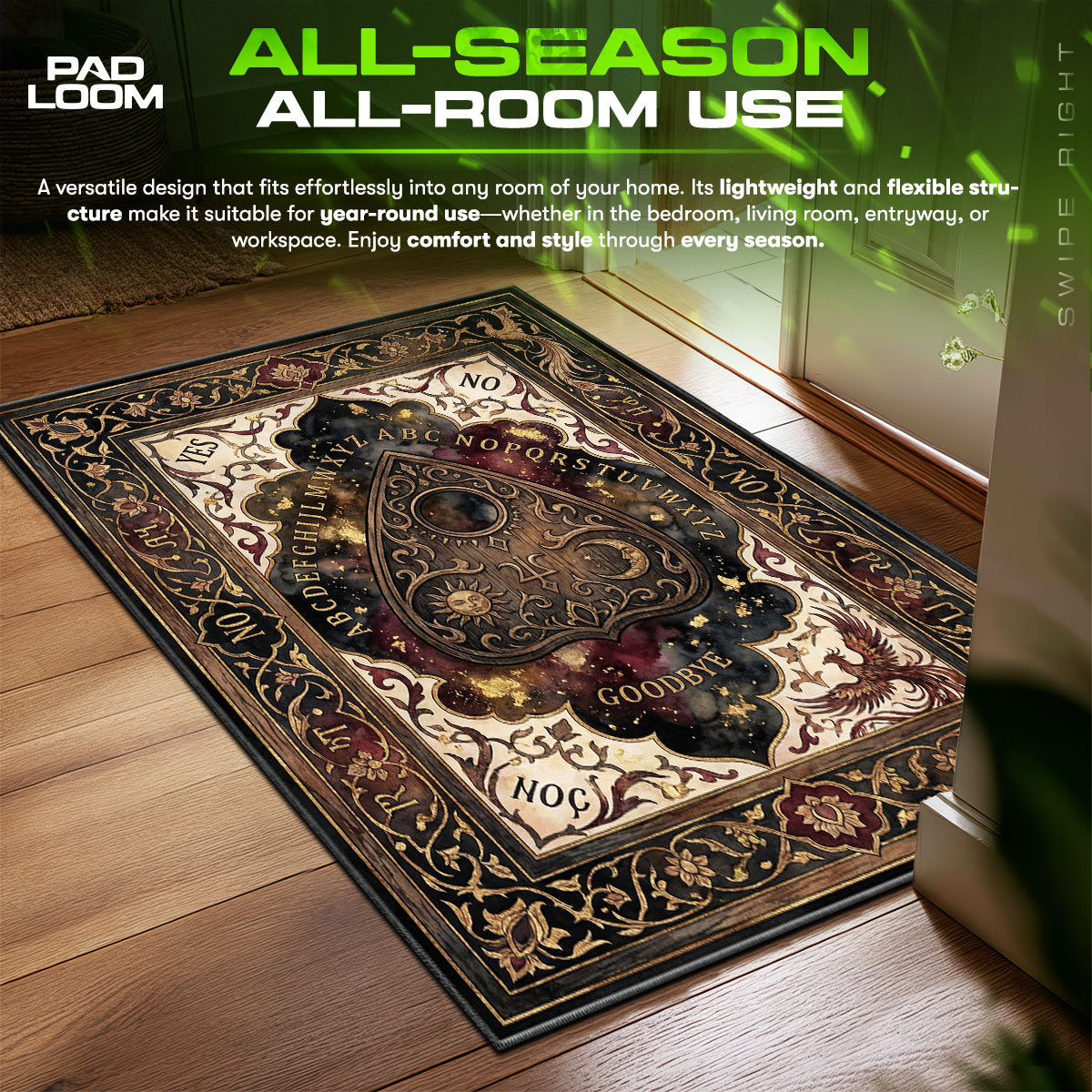 Detailed close-up of Spirit rug pattern