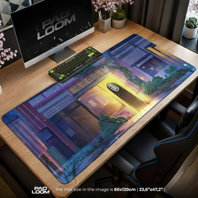 Pokémon Gengar &amp; Haunter Night Sky Mauspad, Gamer Schreibtischmatte
