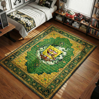 Spongebob High Life Rug - Luxury Stoner Floor Mat