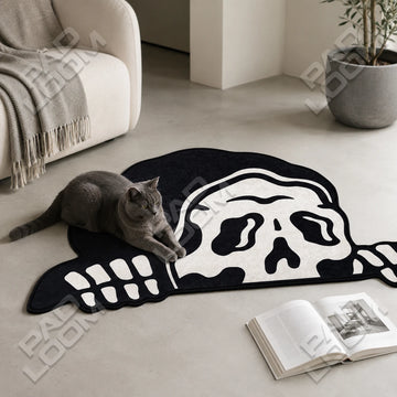 SpongeBob Hypebeast shaped area rug, die-cut man cave rug