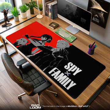 Spy x Family Mouse Pad – Shadow Trio Anime Desk Mat