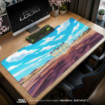 Squirtle Squad Desert Mouse Pad - Pokemon Desk Mat