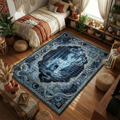Stag Patronus Mystical Forest Rug - Harry Potter Room Mat