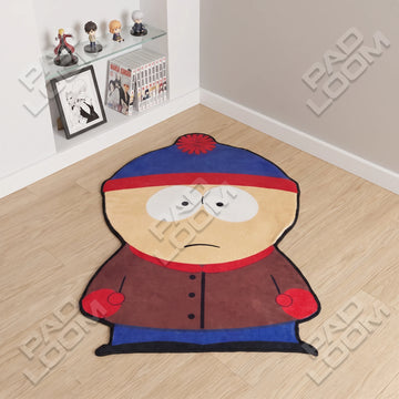Stan Marsh shaped area rug, die-cut cartoon rug