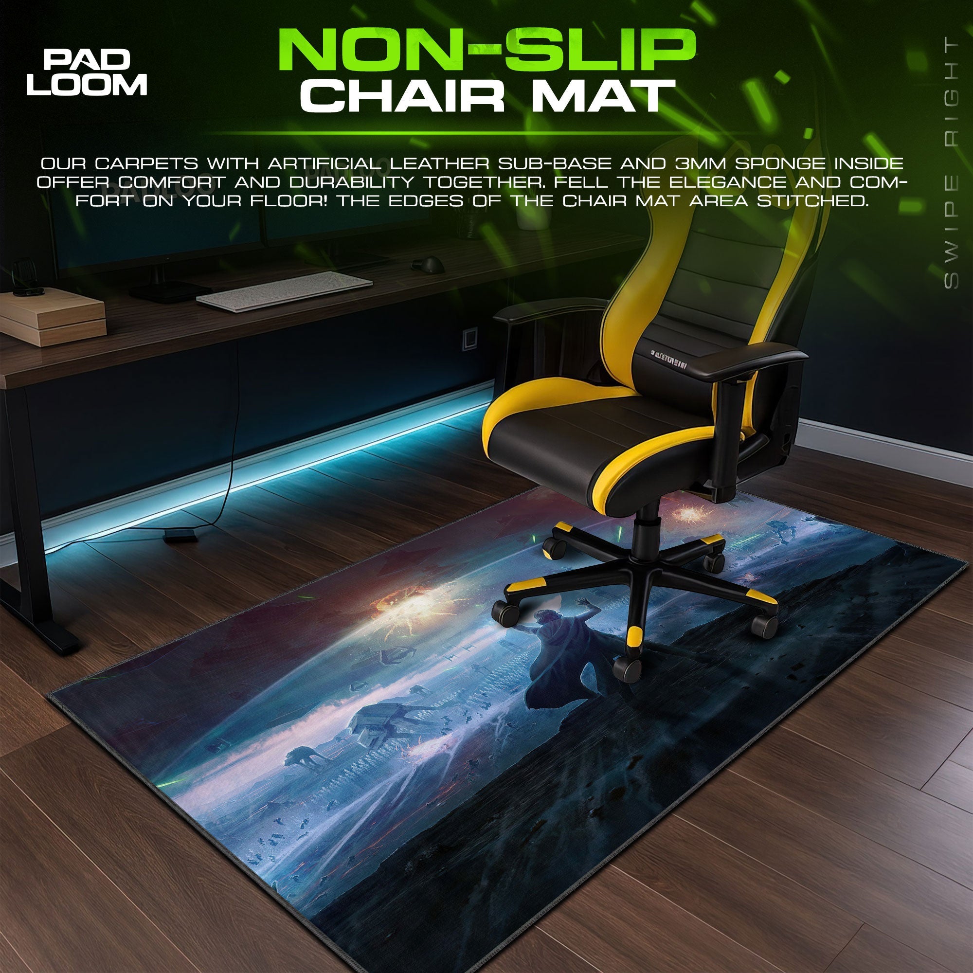 Star Wars Mouse Pad - Empire Fleet Gaming Desk Mat Padloom