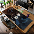 Star Wars Clone Trooper Helmet Mouse Pad, Galactic Gaming Desk Mat Padloom