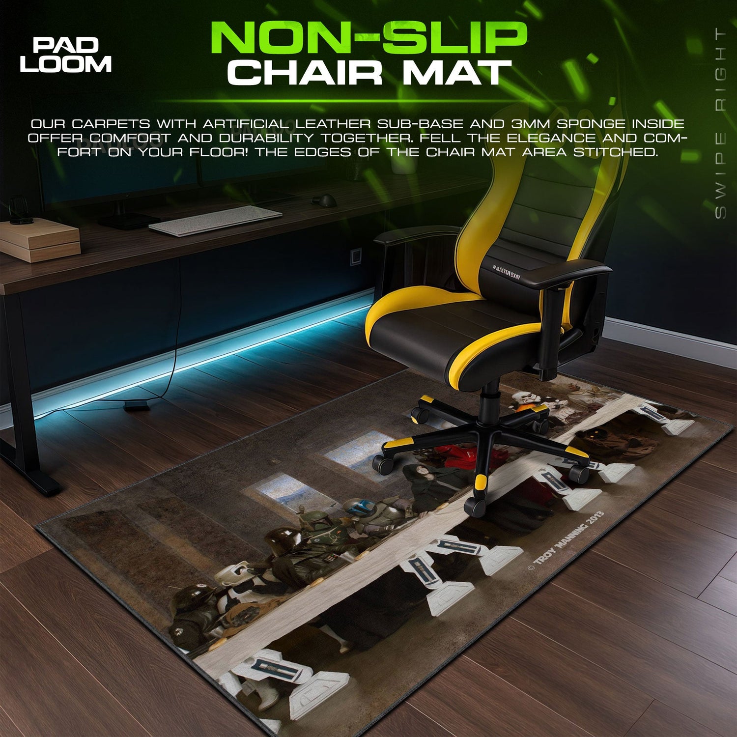 Star Wars Last Supper - Galactic Saga Gaming Mouse Pad Padloom