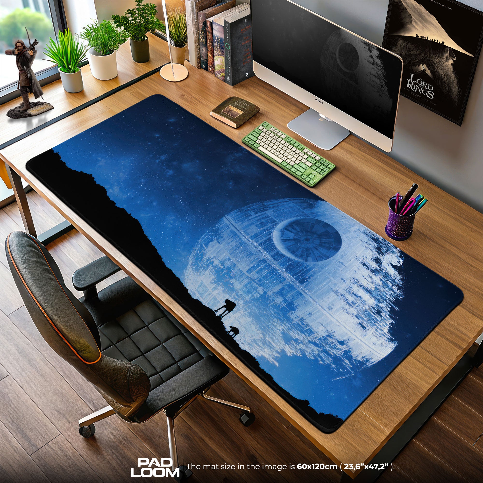 Star Wars Mauspad, Death Star Gaming-Schreibtischmatte