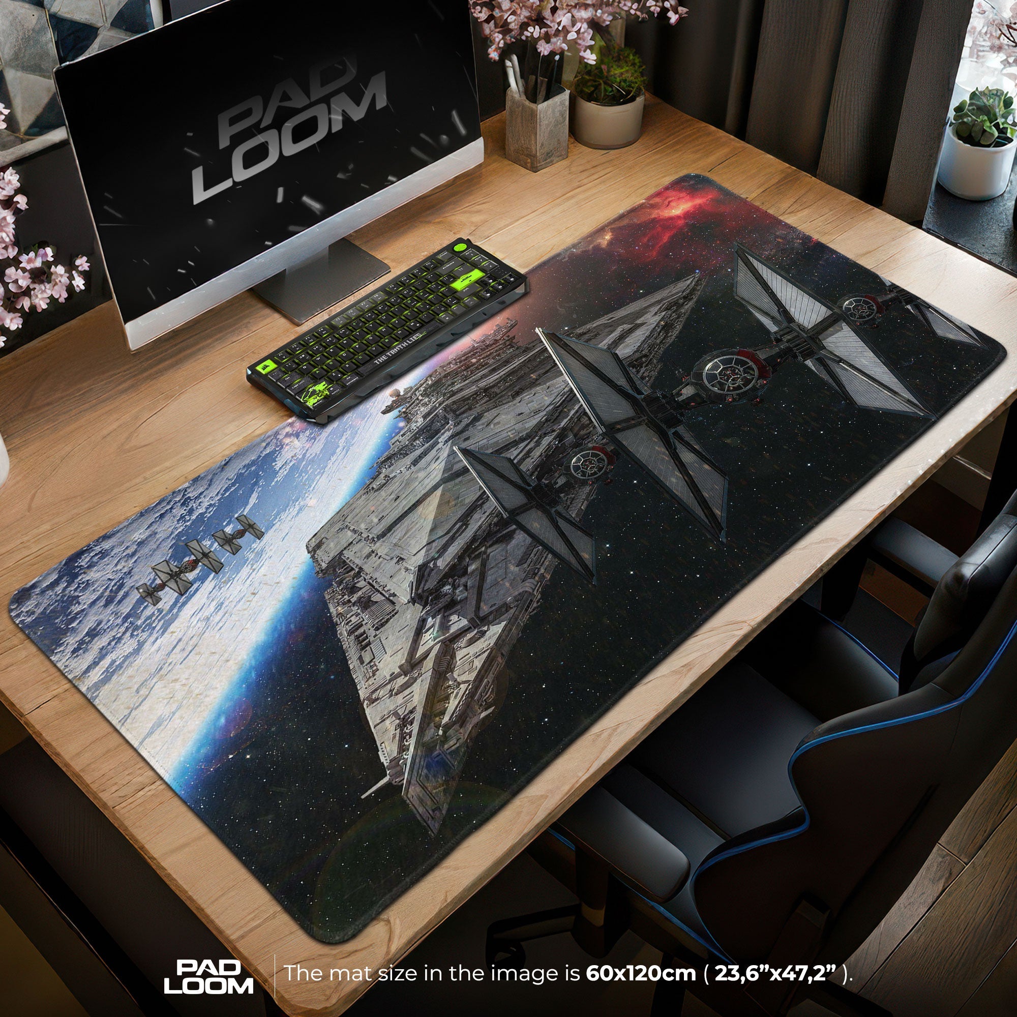 Star Wars Mouse Pad - Empire Fleet Gaming Desk Mat Padloom