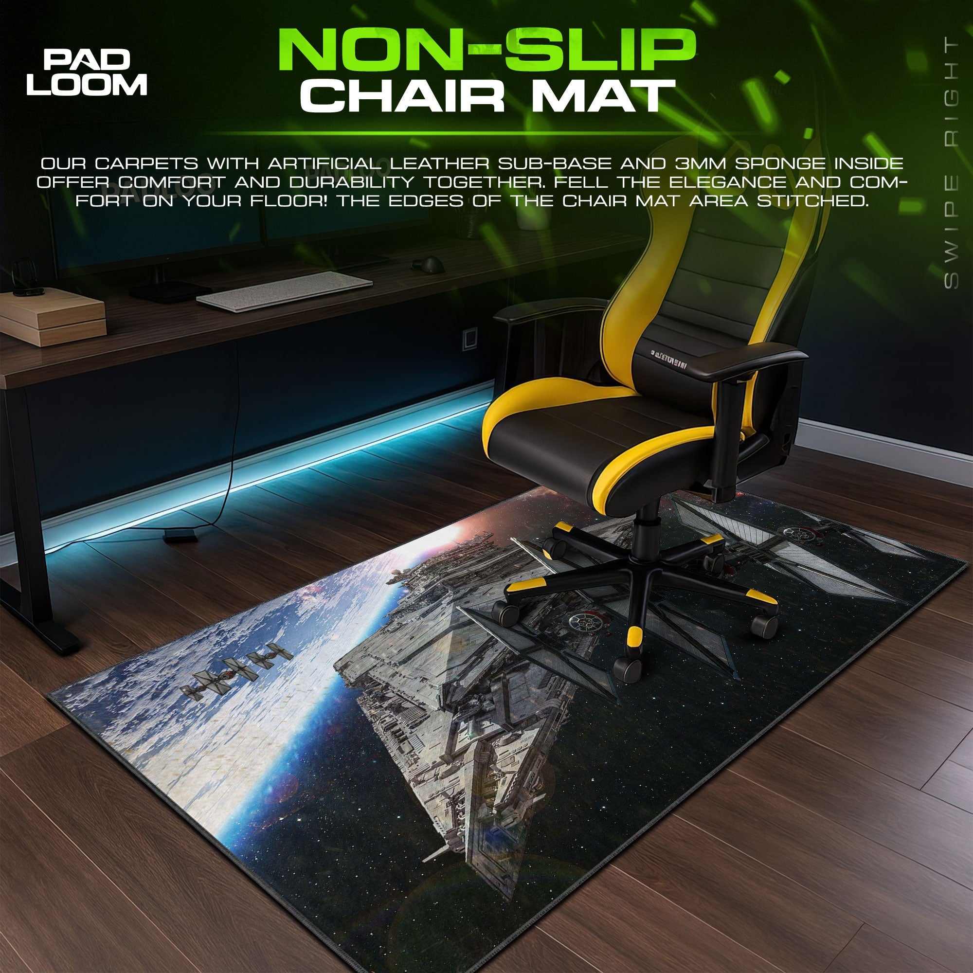 Star Wars Mouse Pad - Empire Fleet Gaming Desk Mat Padloom