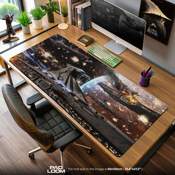 Star Wars Republic Fleet Mouse Pad, Galactic War Gaming Desk Mat