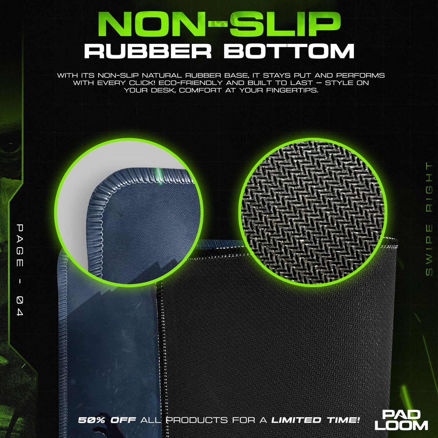 Star Wars Vader Battle Mouse Pad, Sci-Fi Desk Mat Padloom