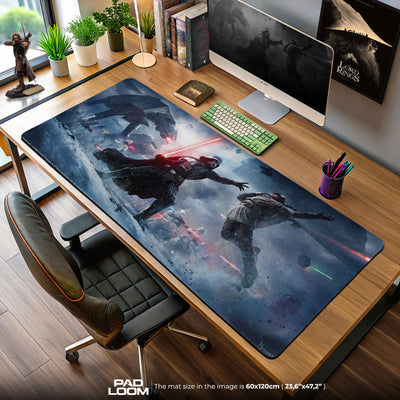 Star Wars Vader Battle Mouse Pad, Sci-Fi Desk Mat