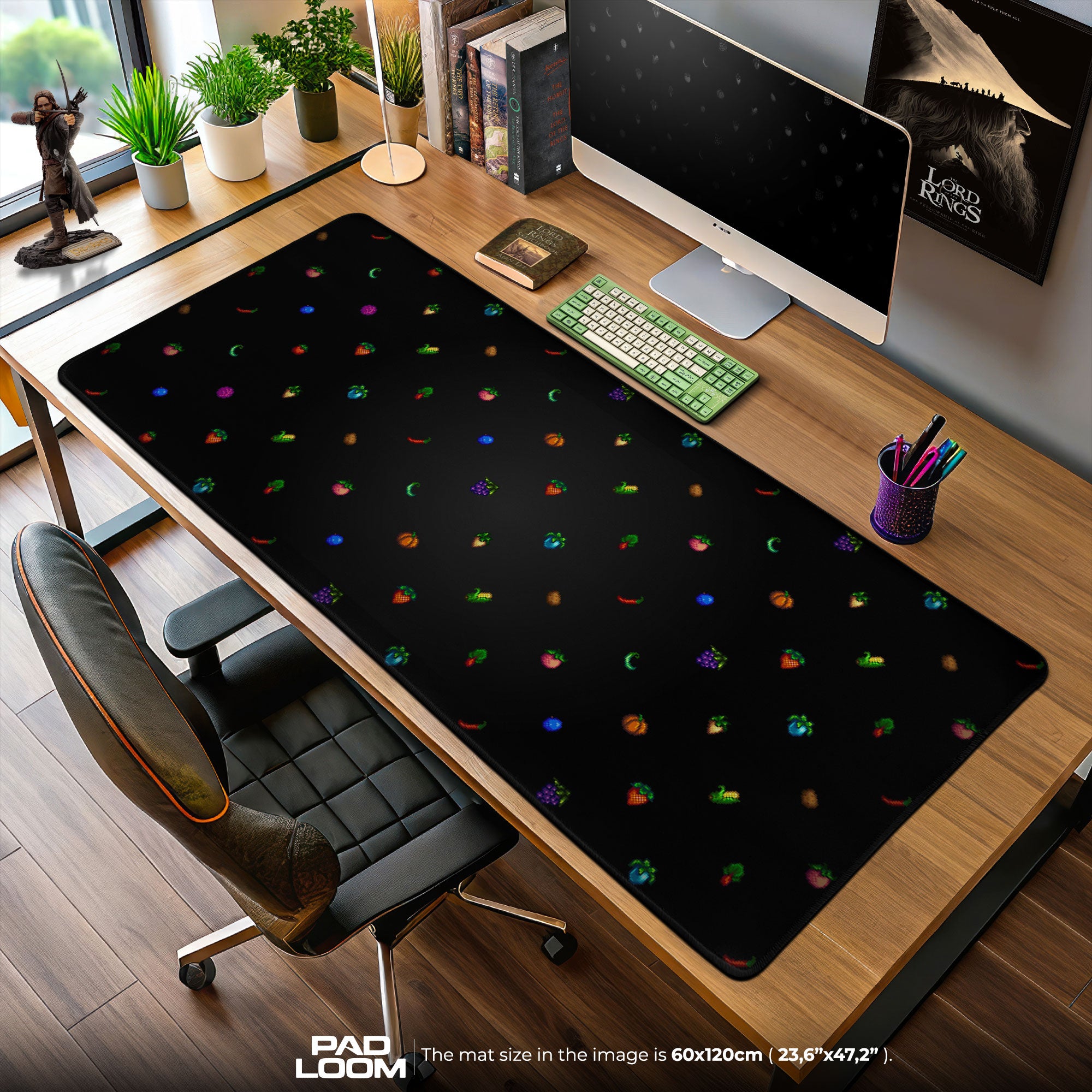 Stardew Valley Crops Mouse Pad, Game Farm Gaming Desk Mat