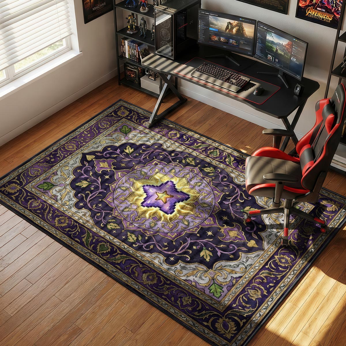 Junimo Harvest Persian Stardew Valley Chair rug — main product view