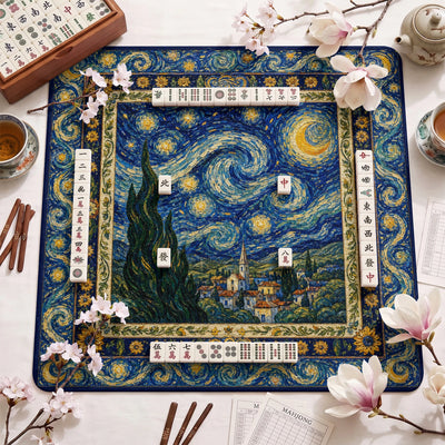 Starry Night Mahjong-Matte - Mah-Jongg Matte