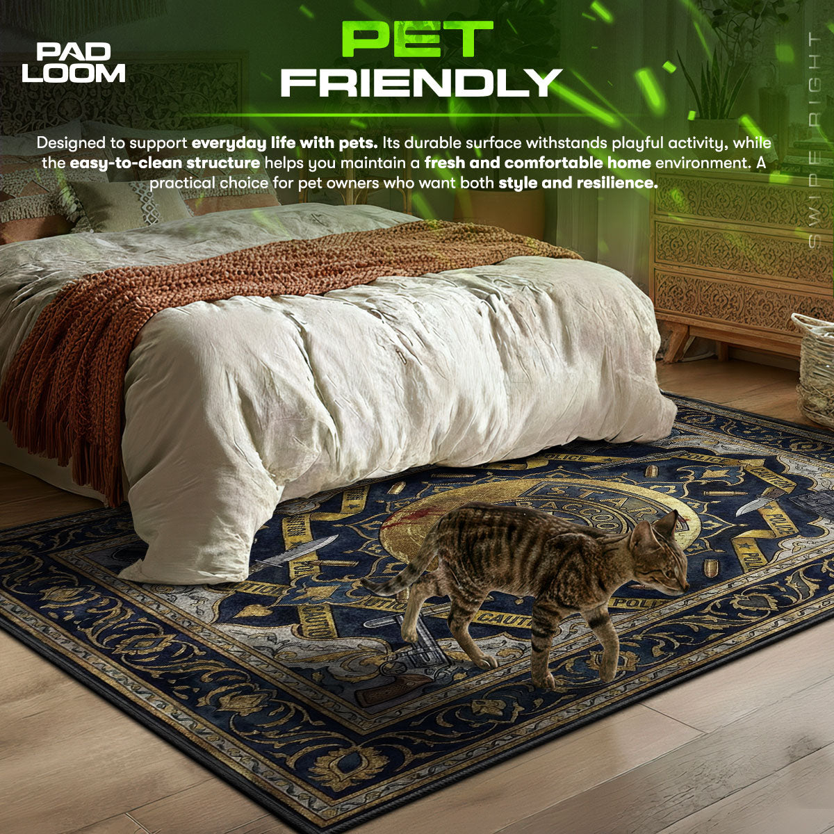 S.T.A.R.S. Wappen Elite Teppich - Resident Evil Stuhlunterlage