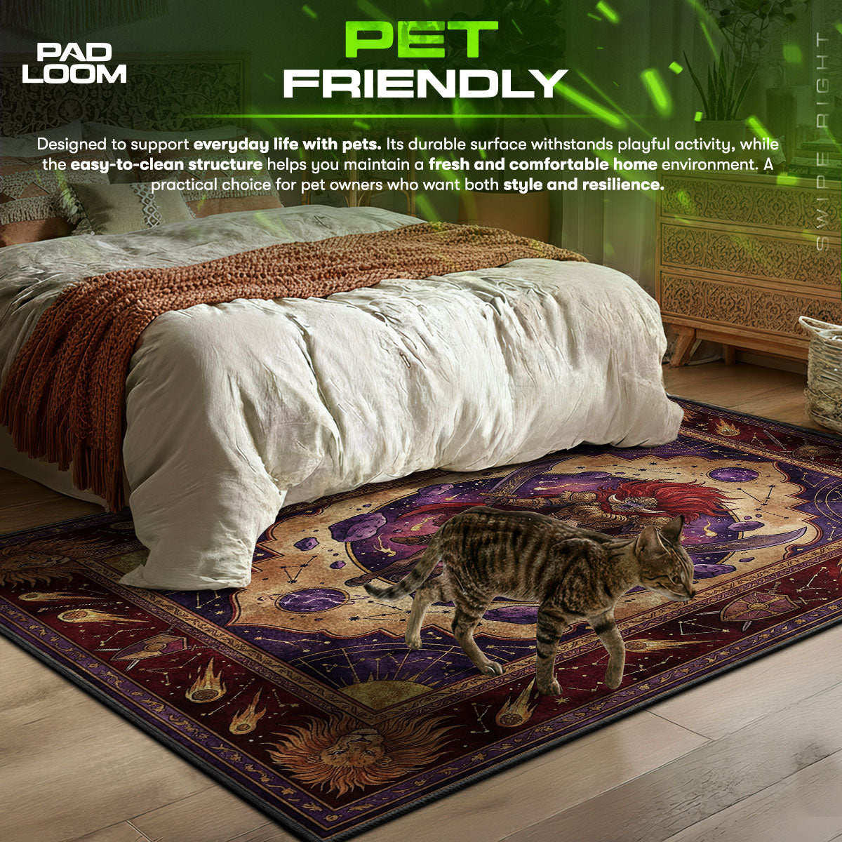 Starscourge Radahn Meteor Rug - Elden Ring Chair Mat