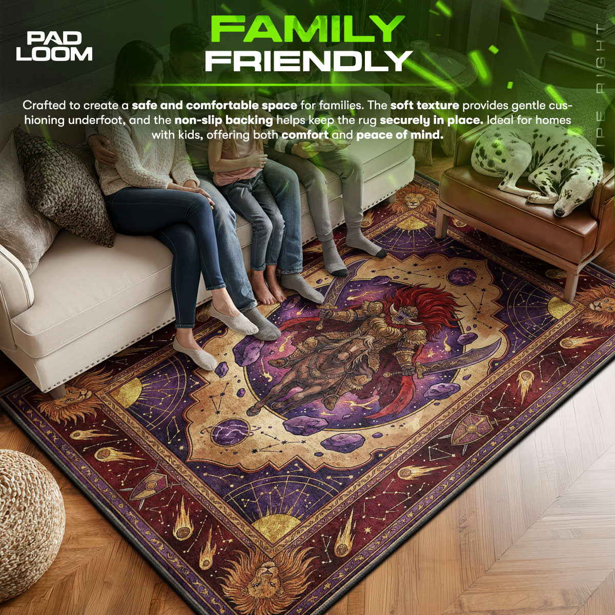 Starscourge Radahn Meteor Rug - Elden Ring Chair Mat