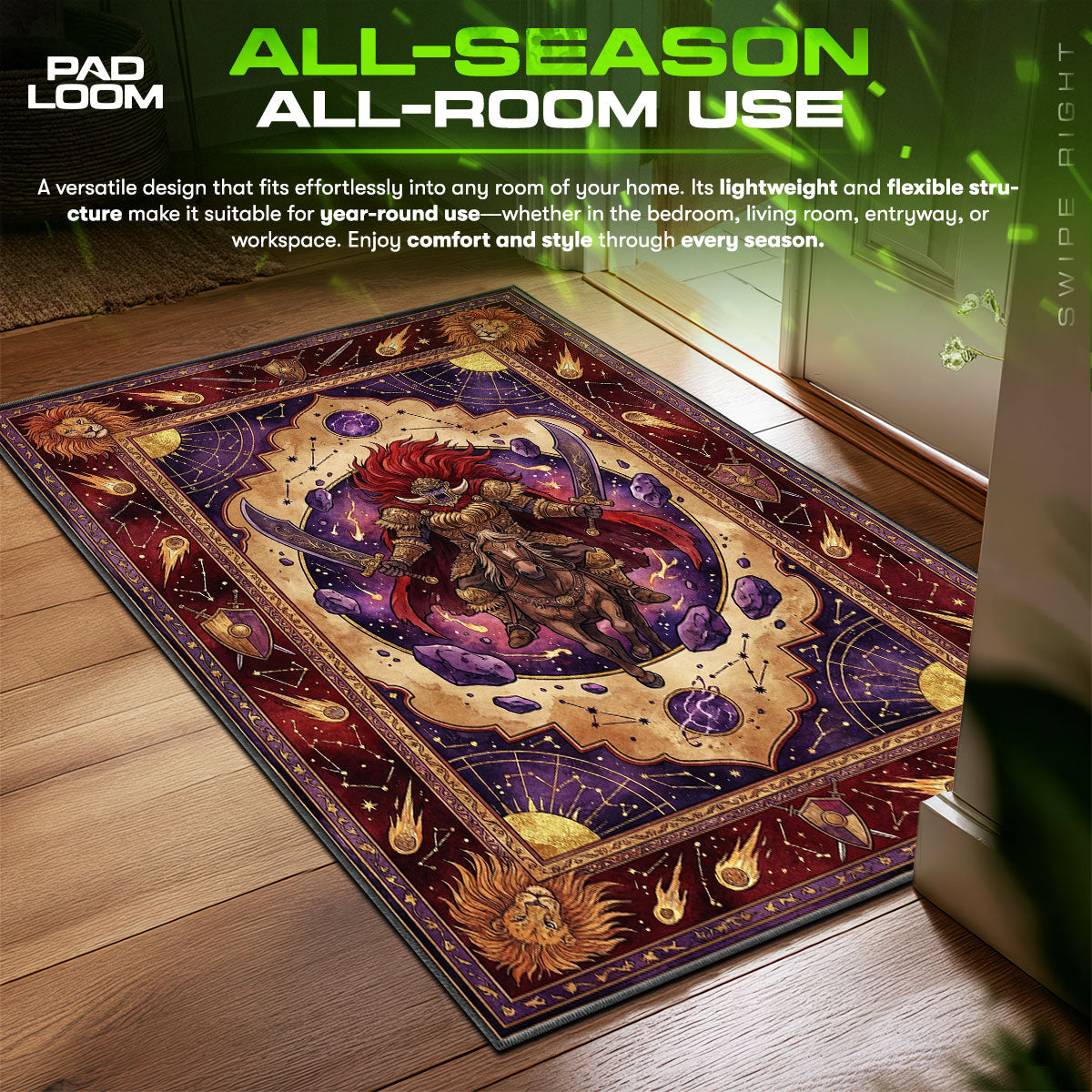 Starscourge Radahn Meteor Rug - Elden Ring Chair Mat