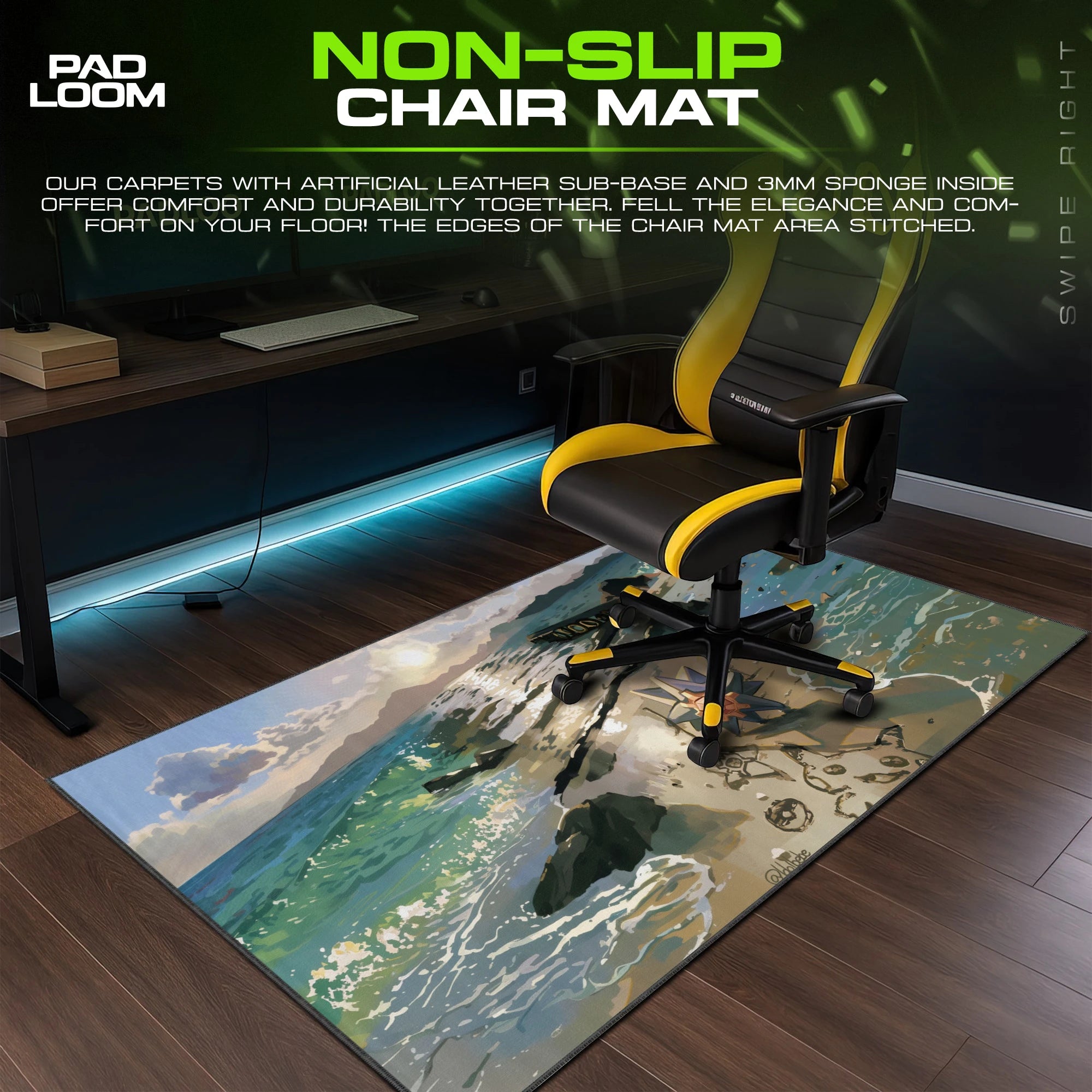 Staryu Tide Shore Mouse Pad - Pokémon Desk Mat