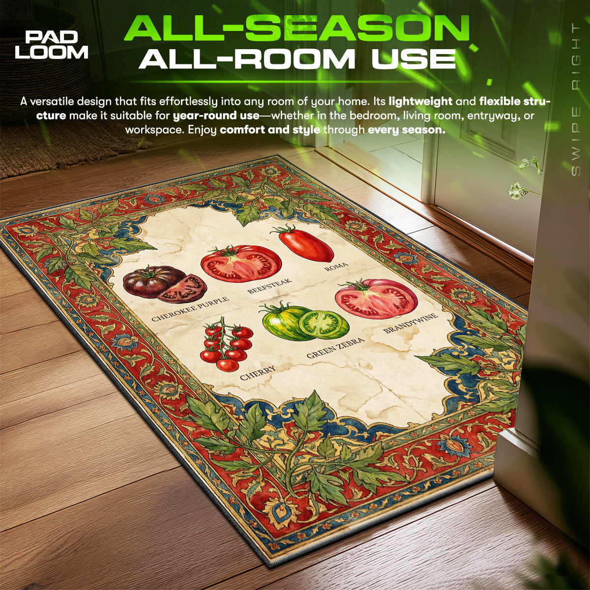 Detailed close-up of Steakhouse rug pattern