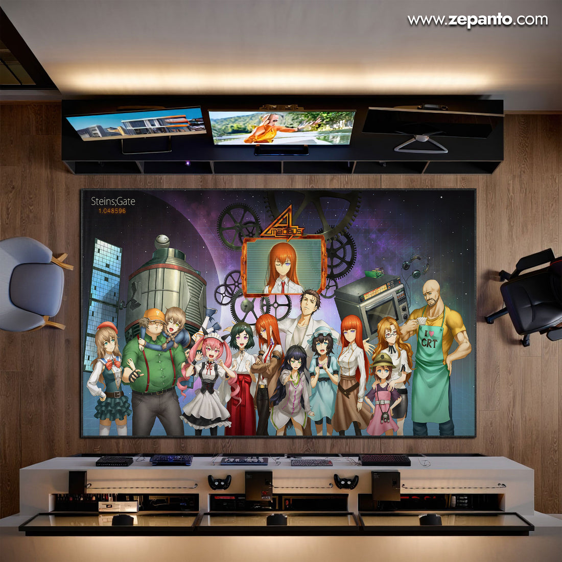 Steins Gate Mouse Pad, Future Gadget Lab Gaming Desk Mat