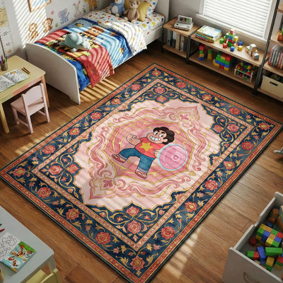 Steven Shield Rug — Steven Universe Cartoon Area Rug