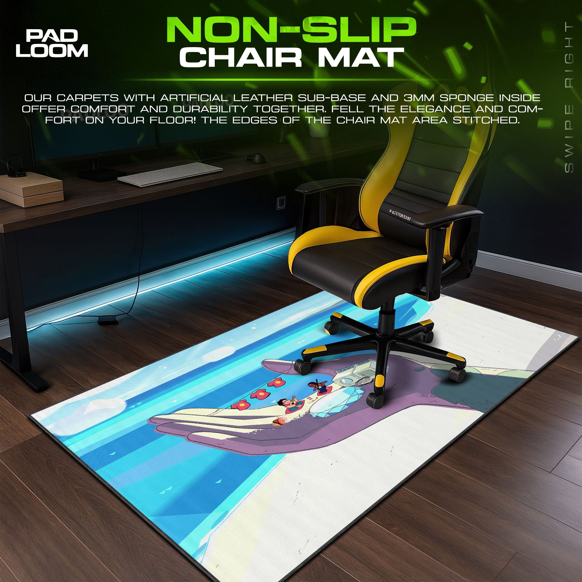 Steven Universe Mouse Pad, Beach House Hand Cartoon Desk Mat