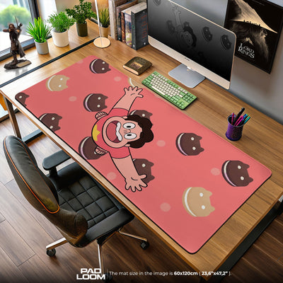 Steven Universe Mouse Pad, Cookie Cat Delight Cartoon Desk Mat
