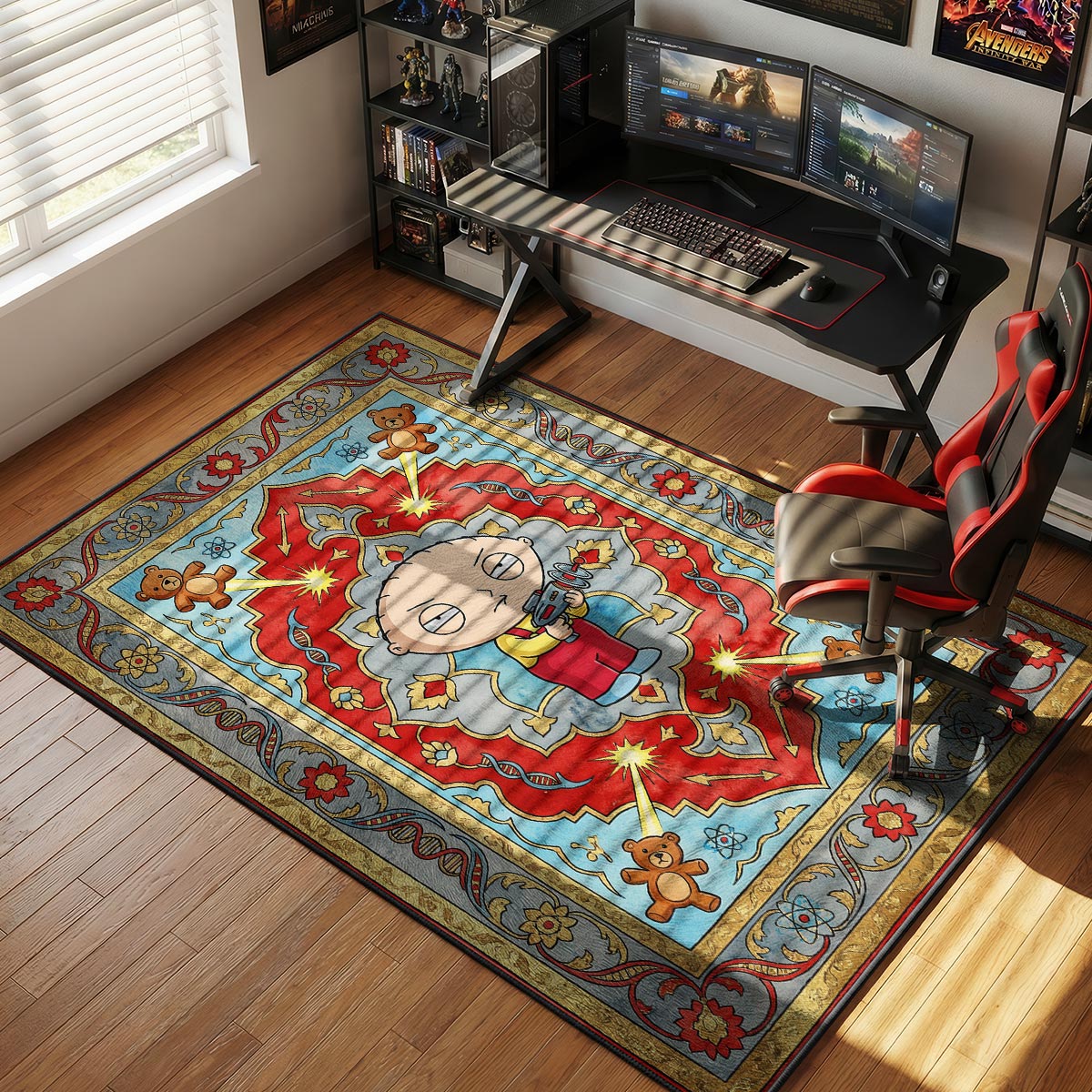 Stewie Griffin World Domination Family Guy Room rug — main product view