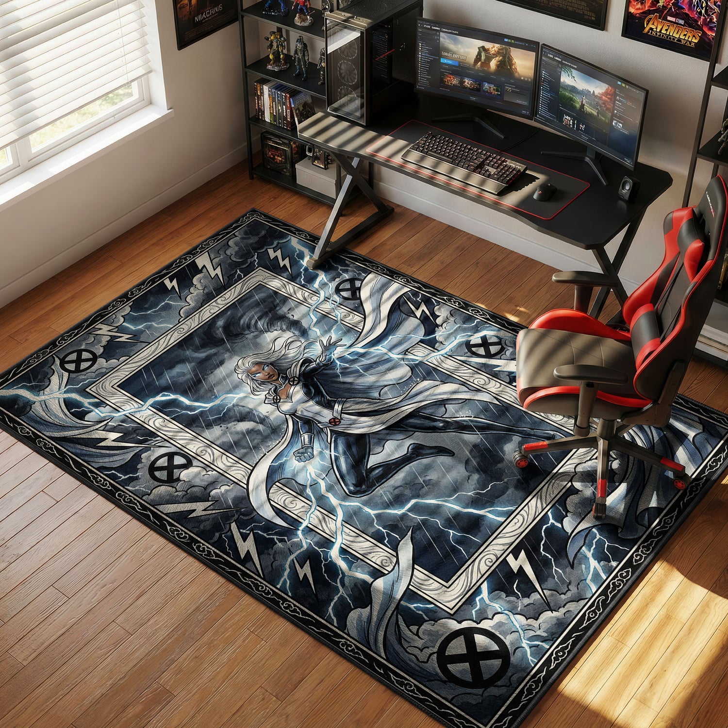 Storm Omega Tempest X Men Chair rug — main product view